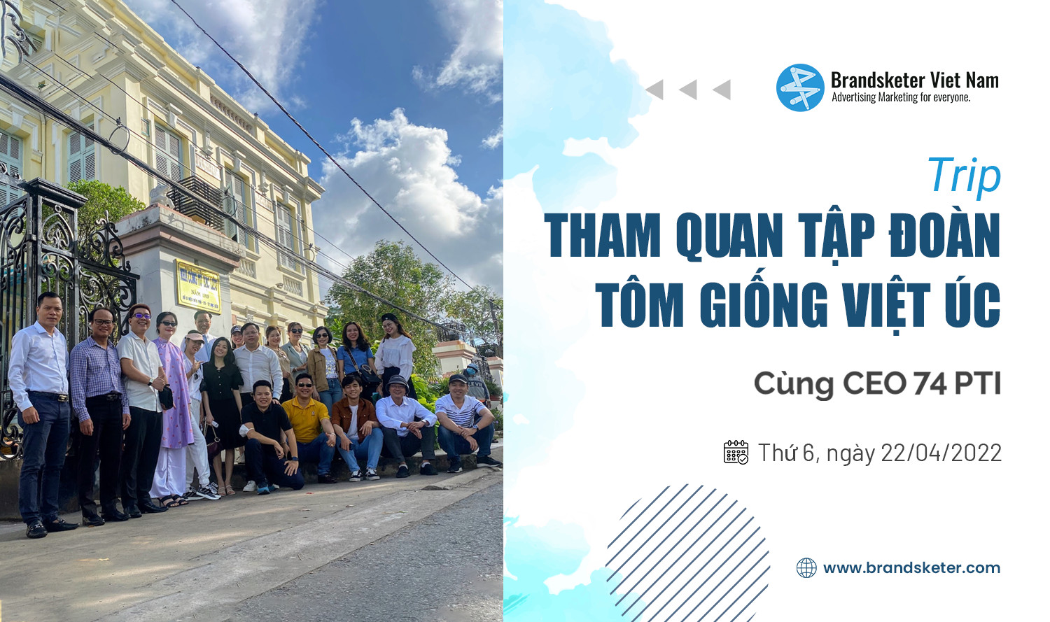 Tham quan tập đoàn tôm giống Việt Úc | Brandsketer Viet Nam