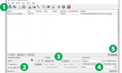 MẸO TỐI ƯU TỐC ĐỘ WEBSITE QUA HÌNH ẢNH BẰNG PHẦN MỀM CAESIUM      