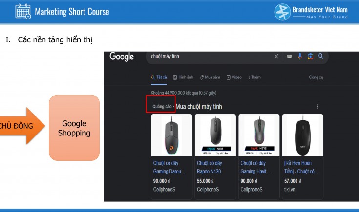 Xem lại : Short Course - Cách chạy quảng cáo Google Ads cho người mới bắt đầu   